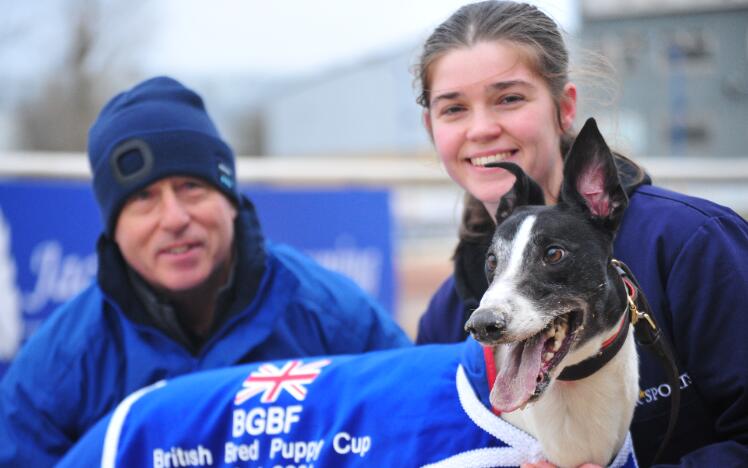 David Mullins and daughter Rhianne after their first Category One win of the year.